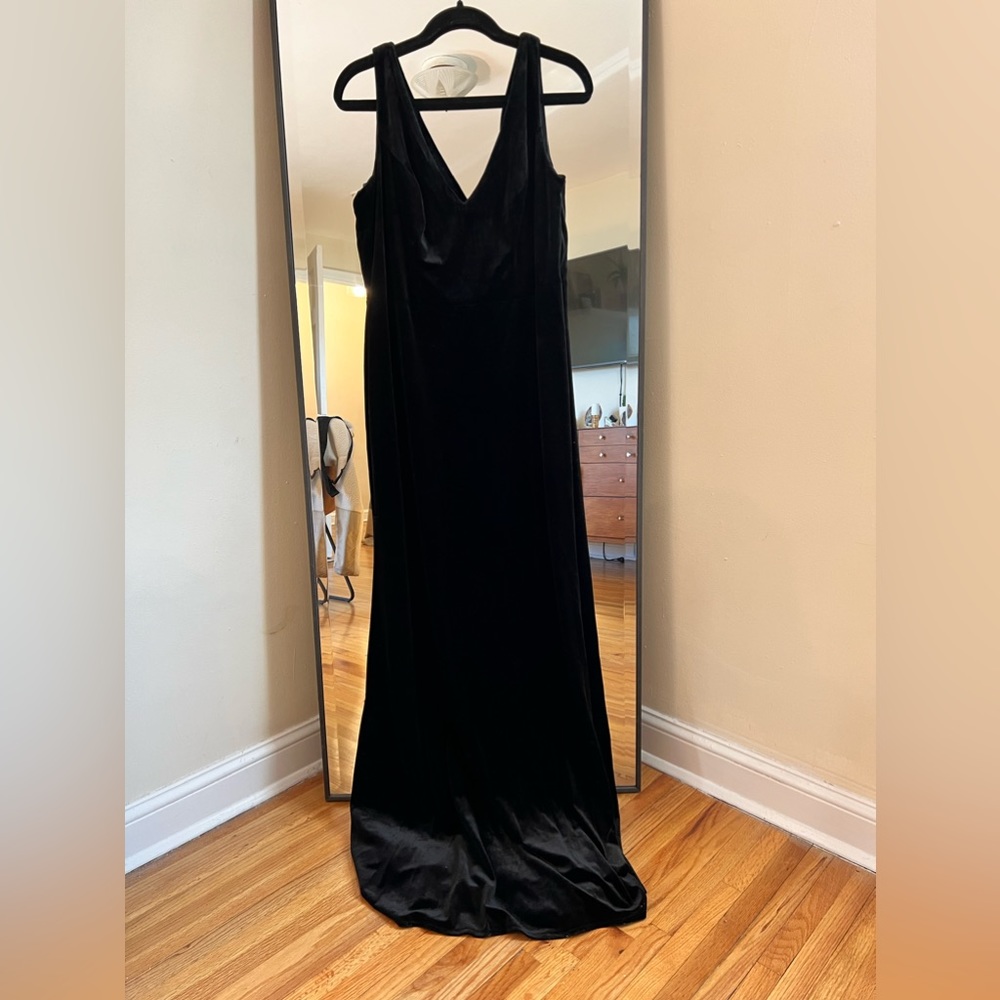 Bridesmaid Velvet Dress